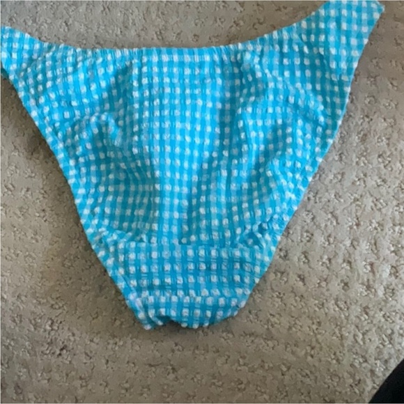 Lilly Pulitzer Blue Gingham Ruffle Bikini Set - Picture 5 of 5